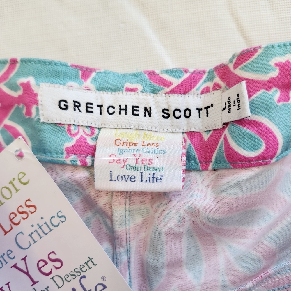 Gretchen Scott Size Large Colorful Patterned Pants - Picture 8 of 10